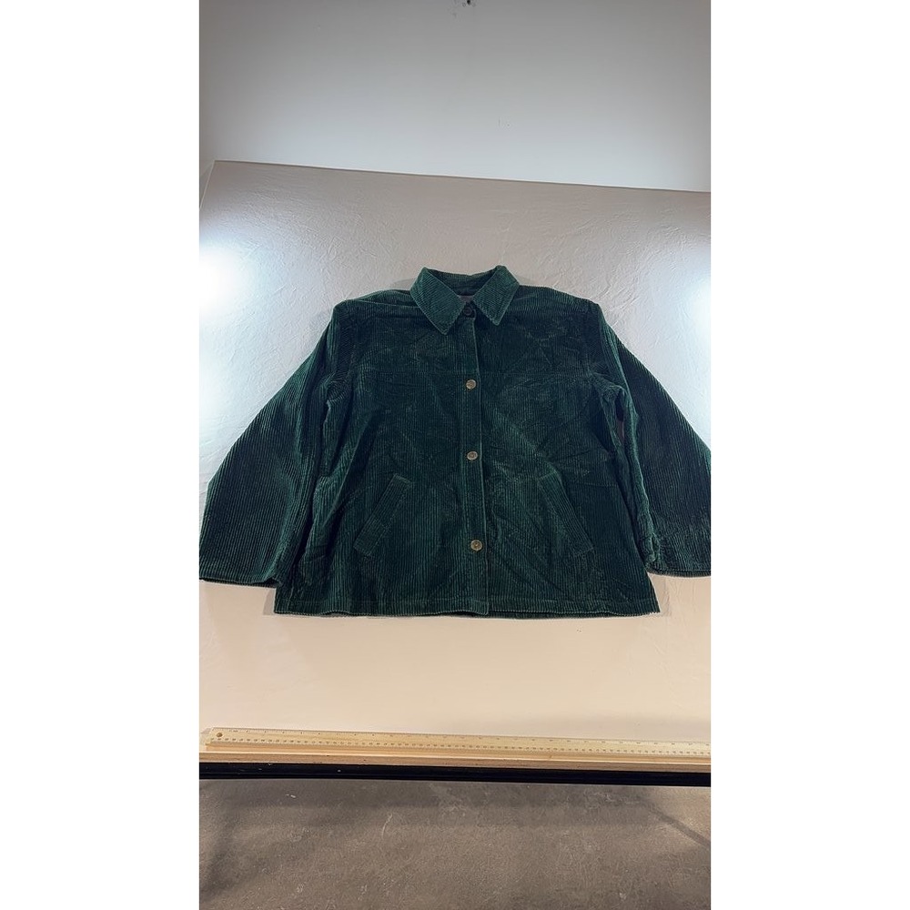 Great Northwest Green Corduroy Jacket Mens XL Button Up Casual Fall Coat